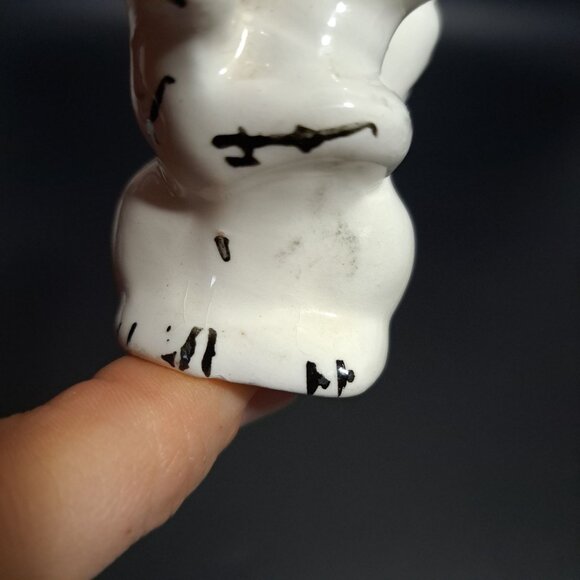 Vintage Ceramic Squirrel Japan Figurine White With Pink inner Ears - Picture 12 of 16